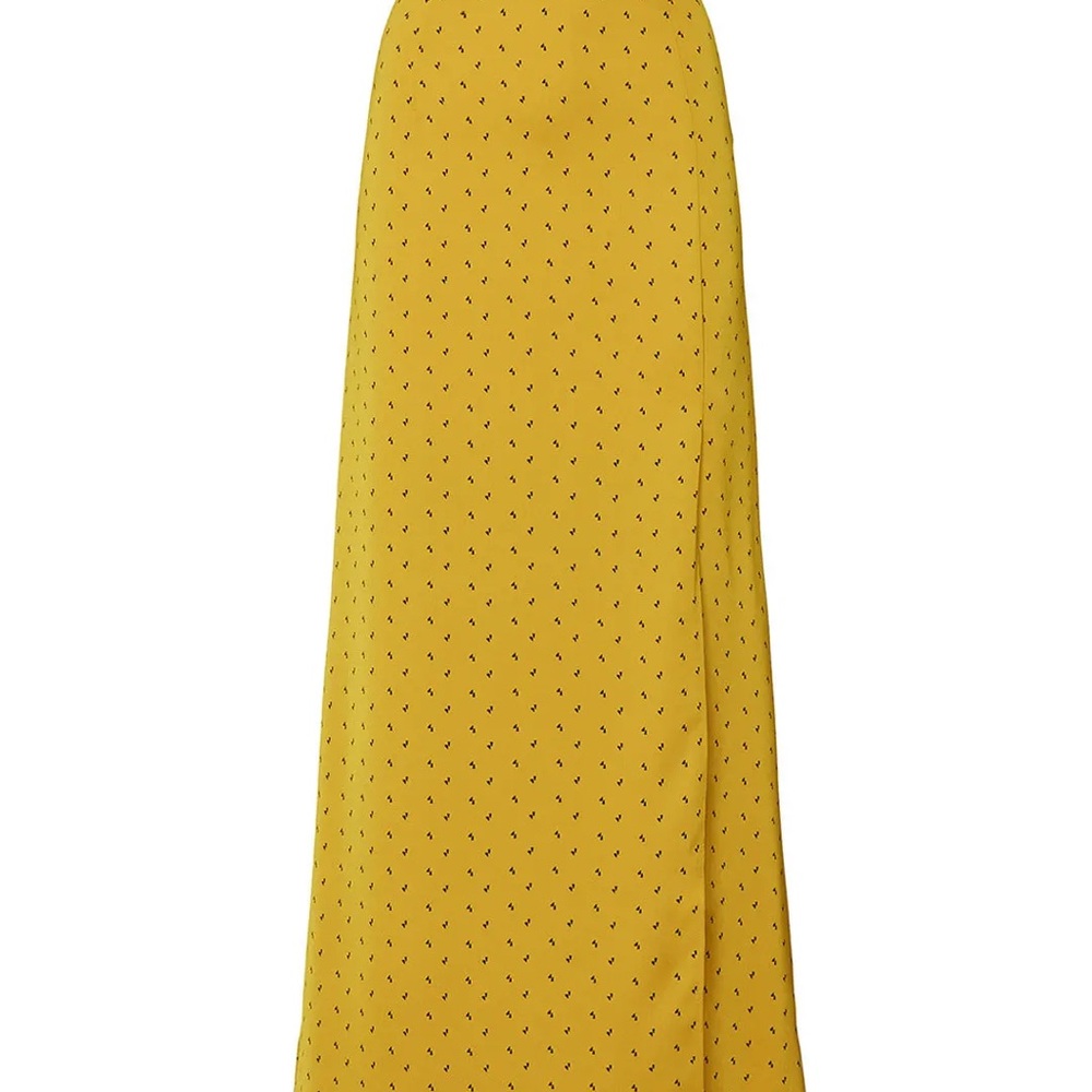 BCBGMaxAzria Yellow Maxi Skirt - Picture 2 of 7